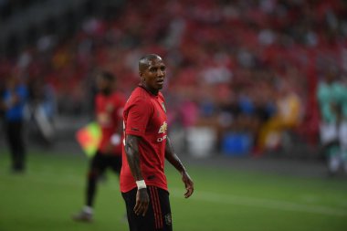 Kallang-Singapur-20jul2019: Ashley genç #18 Mancheste oyuncusu