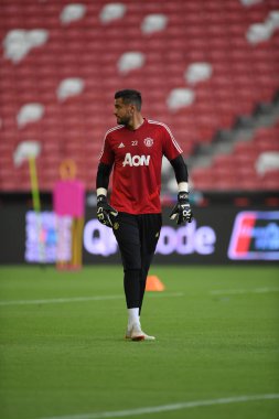Kallang-singapore-19jul2019:Sergio romero #22 manchest oyuncusu