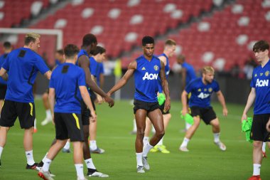 Kallang-singapore-19jul2019:Marcus rashford manchester oyuncusu