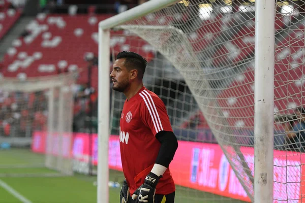 Kallang-singapore-19jul2019:Sergio romero #22 manchest oyuncusu