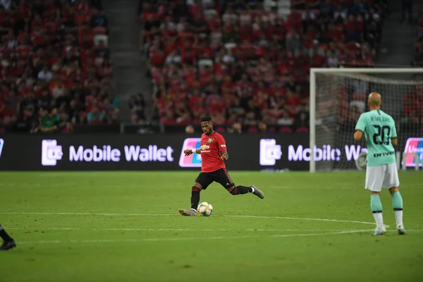 Kallang-singapore-20jul2019:Fred #17 player of manchester united — Stock Photo, Image