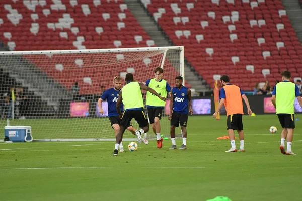 Kallang-Singapur-19jul2019: zawodnik Manchesteru United w actio — Zdjęcie stockowe