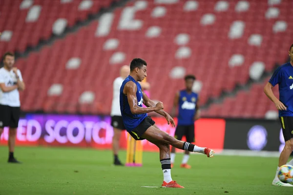 Kallang-Singapur-19jul2019: Jesse LINGARD #14 gracz velve — Zdjęcie stockowe