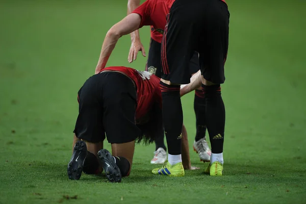 Kallang-singapore-20jul2019: Tahith chong # 44 jogador de mancheste — Fotografia de Stock