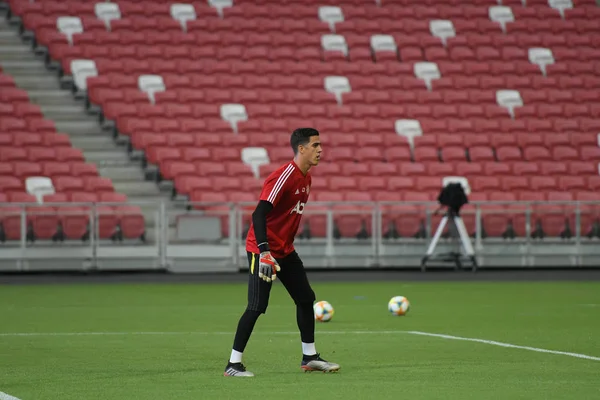 Kallang-singapore-19jul2019:Joel pereira #40 mancheste oyuncusu — Stok fotoğraf