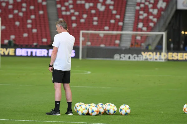 Kallang-singapore-19jul2019:Ole gunnar solskjaer manc yöneticisi