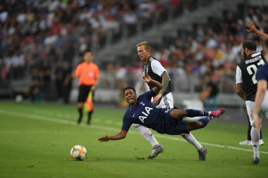 Kallang-singapore-21jul2019: Kyle Walker-Peters # 16 Tot oyuncusu