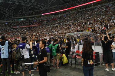 Kallang-singapore-21jul2019: Ic201 sırasındaki fotoğrafçı