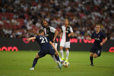 Kallang-singapore-21jul2019: Juventus 'un oyuncusu 