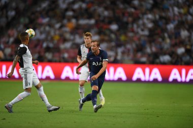 Kallang-singapore-21jul2019: Harry Kane # 10 Tottenham oyuncusu
