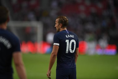 Kallang-singapore-21jul2019: Harry Kane # 10 Tottenham oyuncusu