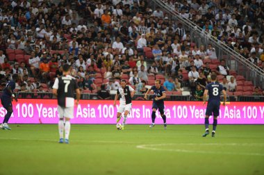 Kallang-singapore-21jul2019: Juventus 'un oyuncusu 