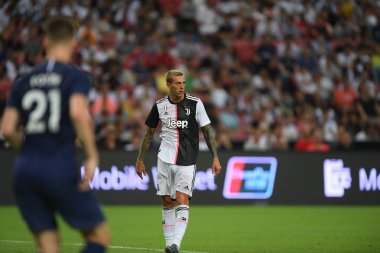 Kallang-singapore-21jul2019: Juventus 'un oyuncusu 