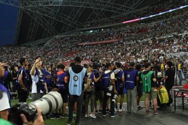 Kallang-singapore-21jul2019: Ic201 sırasındaki fotoğrafçı