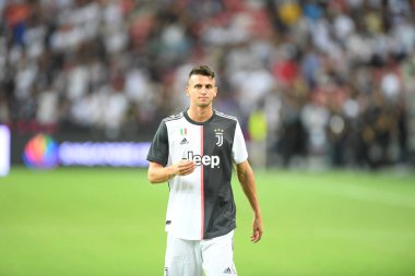 Kallang-singapore-21jul2019: Juventus 'un oyuncusu 