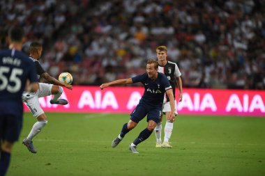 Kallang-singapore-21jul2019: Harry Kane # 10 Tottenham oyuncusu