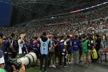 Kallang-singapore-21jul2019: Ic201 sırasındaki fotoğrafçı