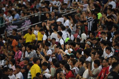 Kallang-singapore-21jul2019: Tanımlanamayan hayranlar i