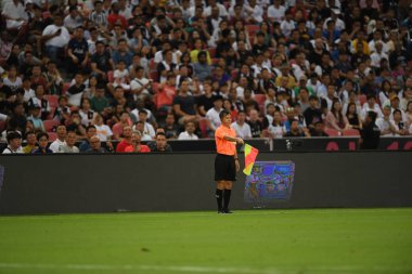 Kallang-singapore-21jul2019: I sırasında yardımcı hakem