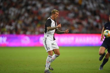 Kallang-singapore-21jul2019: Juventus 'un oyuncusu 