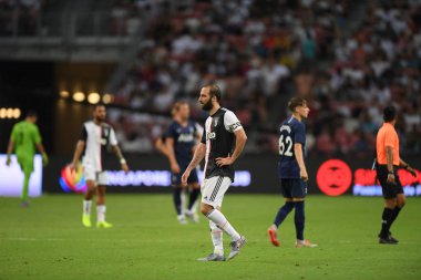 Kallang-singapore-21jul2019: Leonardo Bonucci # 19 Juven oyuncusu