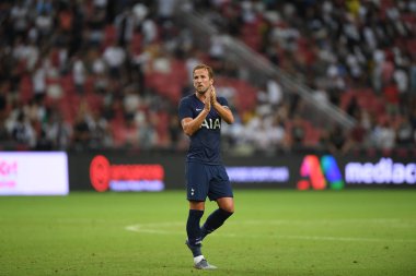Kallang-singapore-21jul2019: Harry Kane # 10 Tottenham oyuncusu