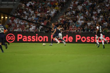 Kallang-singapore-21jul2019: Harry Kane # 10 Tottenham oyuncusu