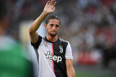 Kallang-singapore-21jul2019: Juventus 'un 25 numaralı Rabiot oyuncusu