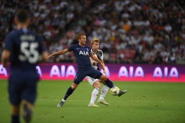 Kallang-singapore-21jul2019: Harry Kane # 10 Tottenham oyuncusu