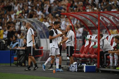 Kallang-singapore-21jul2019: Cristiano ronaldo # 7 Juven oyuncusu