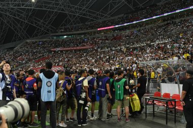 Kallang-singapore-21jul2019: Ic201 sırasındaki fotoğrafçı