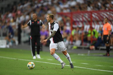 Kallang-singapore-21jul2019: Juventus 'un oyuncusu 