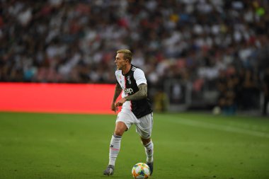 Kallang-singapore-21jul2019: Juventus 'un oyuncusu 