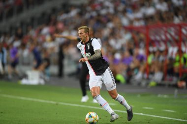 Kallang-singapore-21jul2019: Juventus 'un oyuncusu 