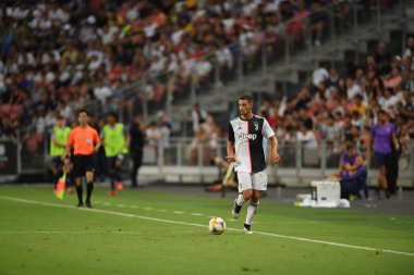 Kallang-singapore-21jul2019: Juventus 'un oyuncusu 