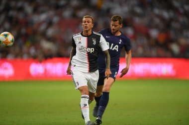 Kallang-singapore-21jul2019: Juventus 'un oyuncusu 