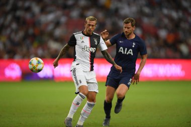 Kallang-singapore-21jul2019: Juventus 'un oyuncusu 