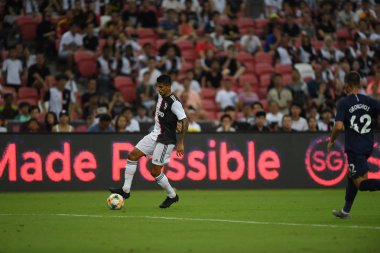 Kallang-singapore-21jul2019: Juventus 'un oyuncusu 