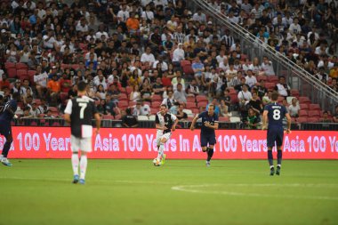 Kallang-singapore-21jul2019: Juventus 'un oyuncusu 