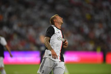 Kallang-singapore-21jul2019: Juventus 'un oyuncusu 