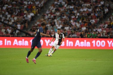 Kallang-singapore-21jul2019: Juventus 'un oyuncusu 