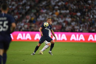 Kallang-singapore-21jul2019: Harry Kane # 10 Tottenham oyuncusu