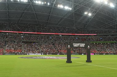 Kallang-singapore-21jul2019: Juventus 2-3 mahmuzları arasında icc2019