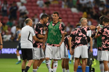 Kallang-singapore-21jul2019: Juventus 'un oyuncusu 