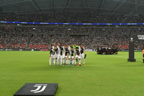 Kallang-singapore-21jul2019: gracz Juventus w akcji podczas — Zdjęcie stockowe