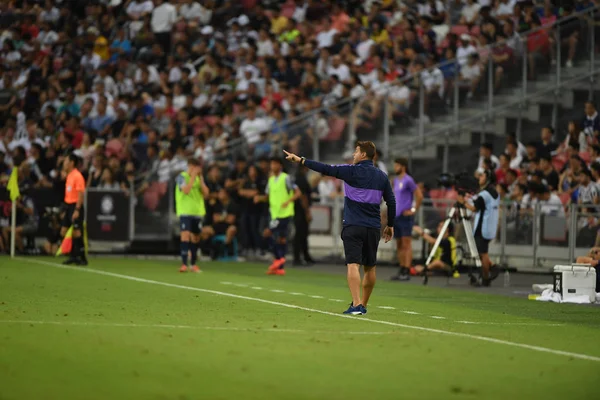 Kallang-singapore-21jul2019: Mauricio Pochettino manažer Totte — Stock fotografie