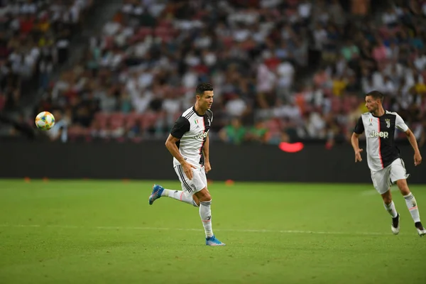 Kallang-singapore-21jul2019: Cristiano ronaldo # 7 speler van Juven — Stockfoto