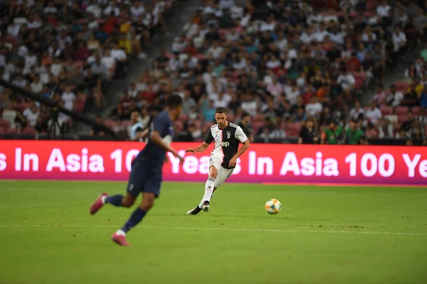 Kallang-singapore-21julho 2019: jogador da Juventus em ação durante — Fotografia de Stock