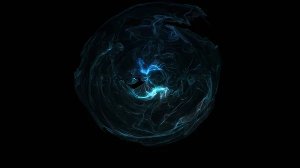 Blue energy sphere — Stock Photo, Image