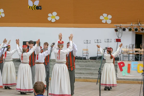 Vilyany Rezekne District Lettland 2008 Firandet Nationella Kultur Låtar Och — Stockfoto